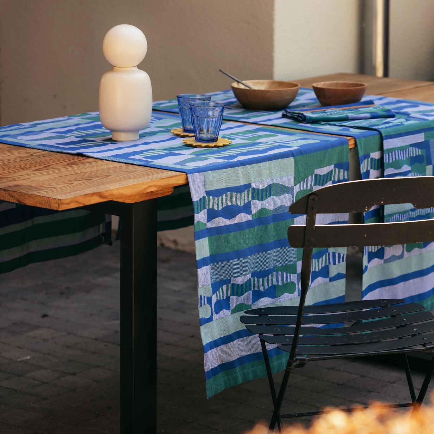 CHEMIN DE TABLE DUNE BLUE